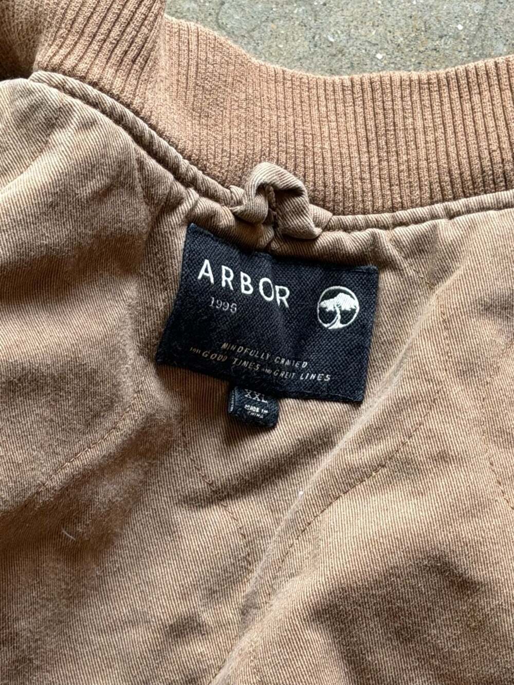 Arbor 1995 Mens Tan Canvas Workwear Vest - Size XXL